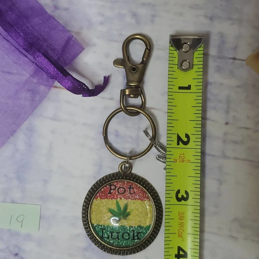 Handmade Leaf Keychain